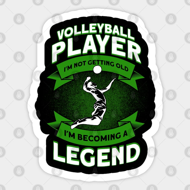 Volleyball Player Sport Volleyball Sticker by Toeffishirts